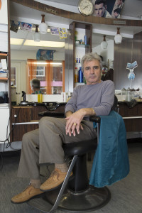 Barber Raffaele La Ferarra poses for a portrait in his barber shop Wednesday at noon, on December 2, 2015, in Montreal, Que. La Ferarra comes from Italy and moved to Montreal 40 years ago. He learned how to cut hair when he was a kid in his village in south of Italy. Salon Raphael is where he spent the major part of his life. He likes it. Has regular clients.